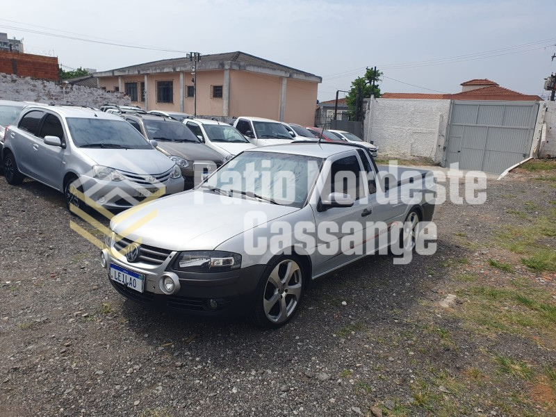 VW SAVEIRO 1.8 SURF; 2008/2009; PRATA; ALCO.GASOL